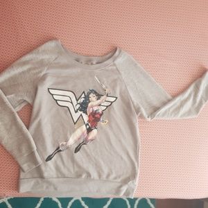 Grey Wonder Woman Sweater